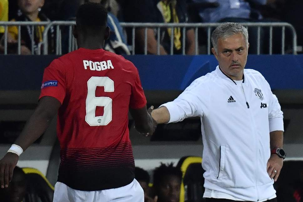Kena Semprot, Hubungan Paul Pogba dengan Jose Mourinho “Panas” Lagi Manchester United